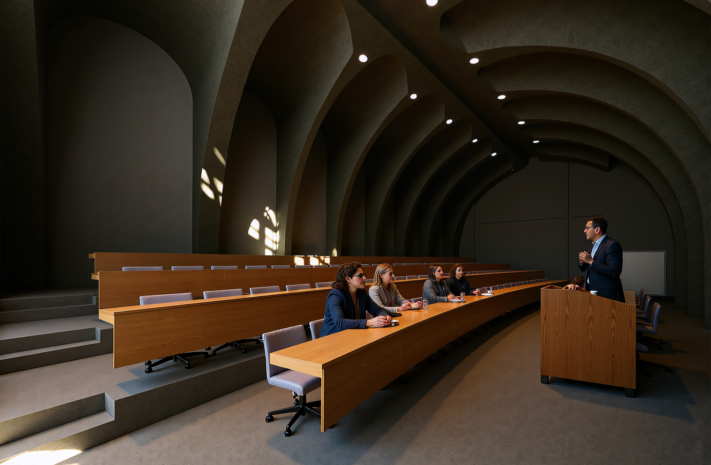 Interior Rendering — Kirkwood College Hall